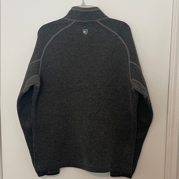 Kuhl Men's Charcoal Thor Quarter Zip Sweater size Large - Picture 5 of 5